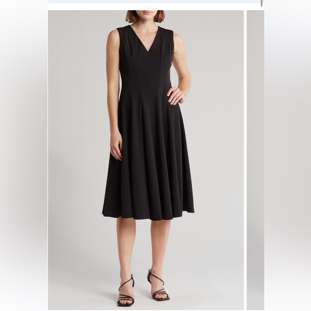 Elegant Black Sleeveless Dress